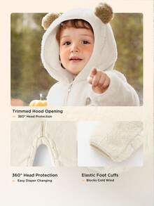 Balabala Baby Printed Romper Cute And Fun Full-Printed Winter Outfit