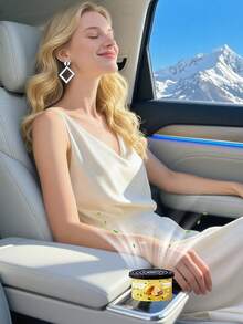 1个装车载空气清新剂，持久留香纤维块固体空气清新剂，除臭装饰，适用于汽车、家居、衣橱、浴室、卧室、办公室，天然香型如香草、樱桃、薰衣草、草莓、椰子，男女皆宜，适合派对、生日、圣诞节等场合。 - 多種香型 - 查看 4