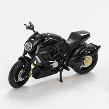 1 pièce - Modèle de moto réaliste, jouet de modèle stationnaire, décoration de moto, réservoir de carburant de moto coulissant, matériau en alliage, pneus en caoutchouc, moto raffinée, cadeau d'anniversaire amusant, décoration d'intérieur, cadeau d'hiver - Multicolore - Voir 5