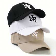 1pc/3pcs Embroidered New York Baseball Cap, Unisex Outdoor Sun Protection Casual Hat For Spring Autumn Travel Beach Vacation - Baseball Cap - View 10