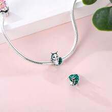 New S925 Silver Cartoon Charm Bead Pendant, Suitable For Original DIY Bracelet, Women's Birthday Engagement Fashion Jewelry Gift