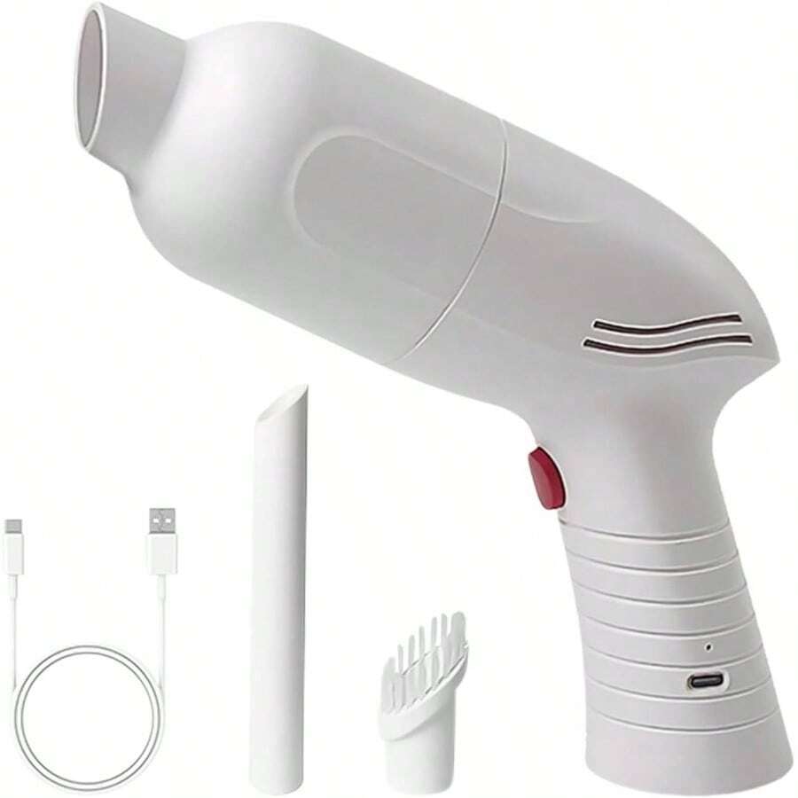 36000 RPM Handheld Vacuum u2013 Cordless Car and Home Cleaner, Compact High - Power Vacuum with Rechargeable and Efficient, Car Interiors, Upholstery, Desks, Kitchens, Quick - inicial - Ver 1