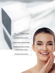 Máy làm đẹp vi kim điều chỉnh được 140 kim - Cần thiết cho chăm sóc da và tóc/râu; Máy làm đẹp vi kim thủ công không cần điện (Giá ưu đãi) - trắng - Xem 2