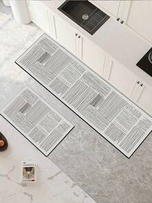 【热销！！！】1 件装软橡胶厨房地垫，3.5 毫米厚，现代抽象手绘风格吸水大尺寸厨房地毯，可自行裁剪以适应厨房尺寸，表面织物材质，中间海绵层，底部橡胶层，适用于厨房地毯、厨房装饰、婚礼装饰、家居装饰、浴室地垫、玄关地垫、洗衣房地垫、走廊地毯、客厅地垫等。 - 彩色 - 查看 4