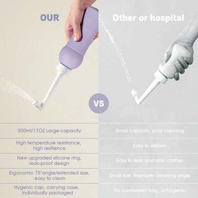 1pc 500 Ml Portable Bidet