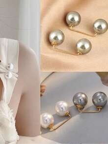 مشدّ الخصر، دبوس مانع للانزلاق، دبوس اللؤلؤ، أزرار ملابس قابلة للتعديل للخصر الكبير