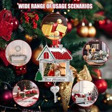 Our First in Our New Home Photo Ornament 2023 - House Warming Gifts New Home - Housewarming Gifts New House Picture Frame Ornament - Decoration New Home Gifts Ideas - Oro, rojo, plata - Ver 6