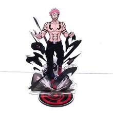 1pc Anime Acrylic Standee Figure, Keychain Pendant Accessory Hanging Decor, Character Standee Desk Ornament For Gojo, Yuji, Megumi, Geto, Yuta, Choso, Mahito, Toji, Aoi, Nanami, Nobara, Suitable For Men And Women, Birthday, Holiday Gift, Desk, Computer, Workbench - 彩色 - 查看 9