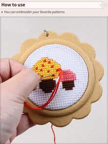 4块白色手工DIY十字绣布料，均匀编织的厚布，有11CT和14CT两种规格，6种不同的裁剪尺寸可供选择。