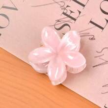 2 buc/set agrafe de păr cu model floral dulce de marmură boemă, potrivite pentru plajă, agrafe cu gheare de flori de primăvară/vară, la modă, gheare de păr pentru femei, accesoriu elegant de păr