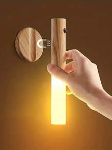 1/2/3/4Pcs Handheld Induction Night Light, Magnetic Wall Lamp, Smart Rechargeable LED Light Strip, Human Body Induction Wall Lamp And Wireless Wall Lamp, Suitable For Wall-Mounted Sensor Lights In Family Bedrooms, Corridors, Kitchens And Bathrooms. - Màu vàng - Xem 2