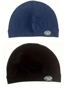 Synaworld品牌刺绣套头针织帽，流行街头嘻哈骷髅帽，复古针织帽男士冬季头套 - 彩色 - 查看 22