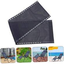 Tela para Tumbona De Lona Repuesto para Silla De Camping o Exterior Accesorio til para Reparar Sillas De Playa o Balcn - Azul - Ver 5