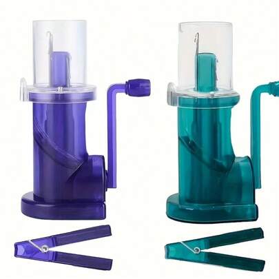 Bärbar handgjord vävstol, hantverksverktyg för armbandsvävning, dekorativ handvävstol för spolar, gör-det-själv-hemklämma för garnspolar, enkel handgjord vävmaskin för hantverksarmbandsvävning, inklusive klämma och förvaringslåda, lämplig för gör-det-själv-pyssel, handgjorda tröjor, halsdukar, armband, tillbehör för vuxna, vävtillbehör, sytillbehör, syverktyg, utmärkt present till mammor, mormödrar, nyår, kreativa presenter, alla årstider