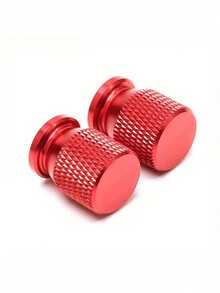 2 pièces Grands capuchons de valve de pneu de voiture/moto de 12 mm avec motif de maille exquis, couvercles anti-poussière, chapeaux de tige de valve élégants et filetés, convenant aux voitures, motos, camions, vélos