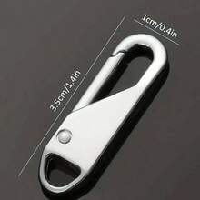 4pcs Alloy Zipper Repair Accessories - Quick Repair Of Damaged Zippers On Suitcases, Bags, Pouches, Clothes And Other Items, With Easy-To-Install Zipper Clasps - Multicolor - View 2