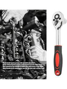 Car Repair Tool Kit, 46 Pieces Carbon Steel, Complete Set Of Universal Pipe Wrenches With Case For Home, Automotive Tools - Green - View 4