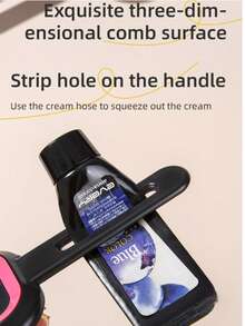 4Pcs Paddle Hair Comb Set - Unisex Wet&Dry For All Hair Types Travel Hair Care Tools, Beauty Tools, Women's Hair Combs, Hair Care, Essential For Travel, Hair Care Products, Hair Styling Tools, Hair Care Supplies, Barber Accessories, Barbershops, Hair Styling Equipment. Peines. El .Peines El . . . El, El, - Black - View 5