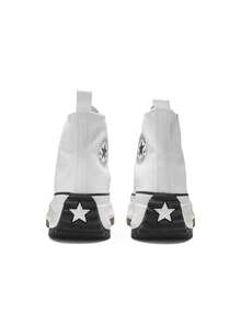 Converse Run Star Hike 女款休闲运动鞋 透气缓震 轻便 多功能通勤日常穿着 黑白配色 166799C - 白色/黑色/膠狀 - 查看 4