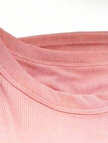 2pcs Women Camisole Tops, Seamless Ribbed Wireless Bra Vest - Multicolor - View 4