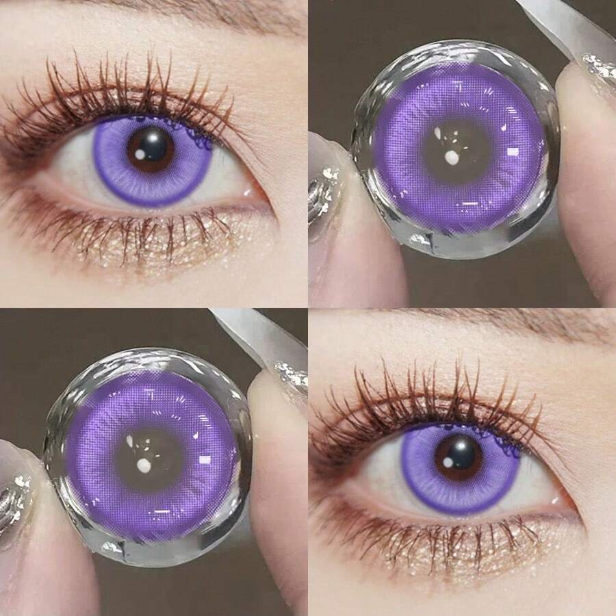 JeweLens 1副角色扮演绿色美瞳 万圣节化妆用美瞳