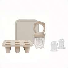 Baby Fruit Feeder Pacifier With Mini Freezer Nibble Tray - Multicolor - View 2