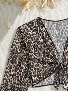 最新款儿童泳装连体三件套，适合夏季海滩派对和度假 - 彩色 - 查看 3