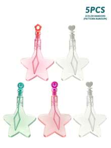 Kids Handheld Star Bubble Wand, Macaroon Colors (Pink, Green, White), Compact & Portable, Suitable As Party Favors, Holiday Gifts (Random Color) - Multicolor - View 11