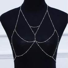 1pc Fashionable Sexy Versatile Alloy Bikini Body Chain Jewelry - Body Chain - View 7