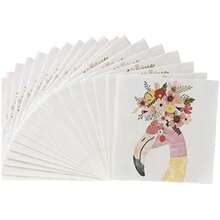 Boston International servilletas de papel para cócteles y bebidas, , 5 x 5-Inches, 1(20 Count (Pack of 1) Flamenco floral) - Multicolor - Ver 5
