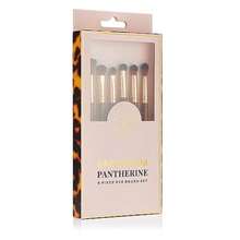Pantherine Eye Make Up Brushes Spectrum Makeup Brushes Set Including Blending And Shading Brushes Soft Synthetic Bristles Brown 6 Piece Makeup Brush Set - Brown - View 5