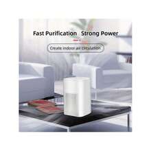 USB Powered Air Purifier For Home & Office - Removes Odors, Smoke And Impurities, Suitable For Bedroom, Living Room And Desk - White - View 8