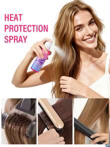 Heat Protection Spray For Hair – Heat Protectant For Hair – Styling Hair Spray For Frizz Control, Shine & Damage Protection – Protects Strands Up To 250°F - Multicolor - View 9