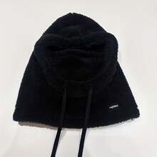 1pc Winter Ski Hat - Polyester Fleece Face Covering Hat, Windproof & Warm For Snowboarding/Riding, Adjustable Headband & Breathable Design - Multicolor - View 13