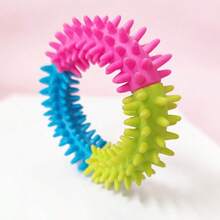 Spike Ring Chew Toy, Durable Chew Toy For Dogs, Puppy Teething Toy, Pet Supplies - Multicolor - View 2