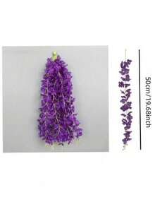 50/30/1件装人造紫藤花环，紫藤花环，塑料悬挂藤蔓装饰，适用于婚礼、派对、家居墙面/天花板 - 免维护花卉装饰，派对点缀，仿真悬挂花卉，婚礼，花园，墙面装饰，人造花，花环，婚礼装饰，仿真花，仿真植物，房间装饰 - 彩色 - 查看 4