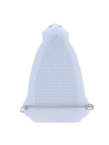 1 pieza de cubierta para plancha de uso doméstico de PTFE - Con una superficie súper suave y una almohadilla de protección resistente al calor, fácil de instalar, adecuada para cualquier tamaño de plancha - Perfecta para hogares, fábricas de ropa, tintorerías, dormitorios y viajes, un imprescindible para volver a la escuela, accesorios para planchar