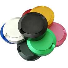 Zyn Metal Can 72MM Contenedor de almacenamiento Latas Snus Aluminio Color Negro 3 Capas Snuffbox Metal para Snus PEW9 - Negro - Ver 8