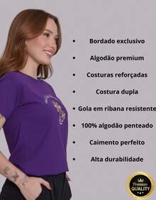 Embroidered T-Shirt For Women, 100% Premium Cotton, High Quality, Embroidered, Beach, Night, Holiday, Vacation, Home, Diary, Dating - Tomorrow Will Be Beautiful. - View 3