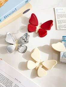 Magnetic Butterfly Sealing Clips - Snack Bag Sealing Clips, Magnetic Refrigerator Stickers, Mini Cute Sealing Machine - Multicolor - View 7