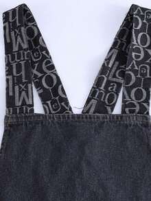 Denim Apron Soft - Unisex Bib Apron With Multifunctional Tool Pocket - Blue - View 2