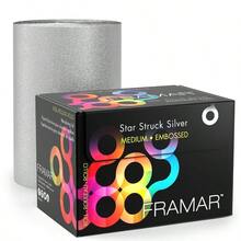 FRAMAR Silver Hair Foil Hair Foils For Highlighting Long Hair Highlight Foils For Hair Highlighting Salon Foils For Hair Highlighting Kit Salon Foils For Hair Stylist 320 Ft - 銀色 - 查看 1