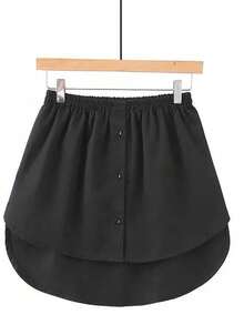 1pc Elastic Waist Extender, Women Shirt Extender, Adjustable Layered Fake Skirt Hem Extender
