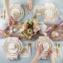 Kate Aspen - Decoraciones bohemias para baby shower, talla única, servilletas(Servilletas) - Multicolor - Ver 6