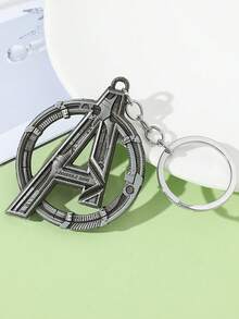 Disney 1 pieza Llavero de aleación de zinc con superhéroe, llavero de aleación de zinc con Stormbreaker y el martillo de Thor, estiloso y único, colgante decorativo para bolso de los Vengadores, adecuado para uso diario o como regalo.