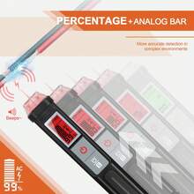 POROMETISTO VD01 智能电压测试仪是一款非接触式检测设备，设计用于 12-1000V 交流电压测试。它配备液晶显示屏、电路追踪功能和 IP66 防水等级，是电工、家庭电路维护以及复杂环境下电路测试的理想工具。 - 黑色 - 查看 4