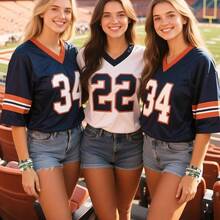 Pulseras con Dijes Ftbol el Da del Juego, Joyas Deportivas Apilables Pulseras  Deportivas Rugby para Mam y Pap Regalo para Fanticos del Ftbol Accesorios de Espritu de Equipo - inicial - Ver 8