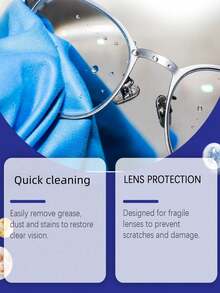 This 60ml Eyeglass Cleaning Spray Is Used For Cleaning And Maintaining Lens. It Can Prevent Fogging And Keep The Vision Clear. The Portable Cleaning Spray Can Easily Remove Dirt, Fingerprints And Grease On The Lens, Keeping The Lens Clean And Transparent. Compact And Convenient For Daily Carry And Home Use. - Multicolor - View 5