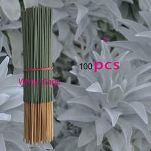 20/50/100/200pcs White Sage Smudge Sticks, Lavender Scented Incense Sticks, 8.66 Inches, Suitable For Home Decor, Office, Healing, Yoga And Meditation, Purify The Mind, Eliminate Negative Energy | Outdoor | Gift - Sage - View 9