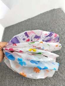 10/3 bucăți cască de duș impermeabilă reutilizabilă, cască de duș, cască de bucătărie rezistentă la ulei și praf, cască de duș pentru baie cu culoare aleatorie, cască pentru mască de păr, cască pentru vopsirea părului, cască de uscare, cască unsă, cască de duș reutilizabilă PEVA, cască de duș multifuncțională elastică impermeabilă cu imprimeu de cireșe, potrivită pentru salonul SPA pentru femei, cască de duș cu culoare aleatorie, accesorii pentru baie, cască de duș rezistentă la ulei pentru bucătărie, cască de duș pentru îngrijirea pielii, cască de duș elastică